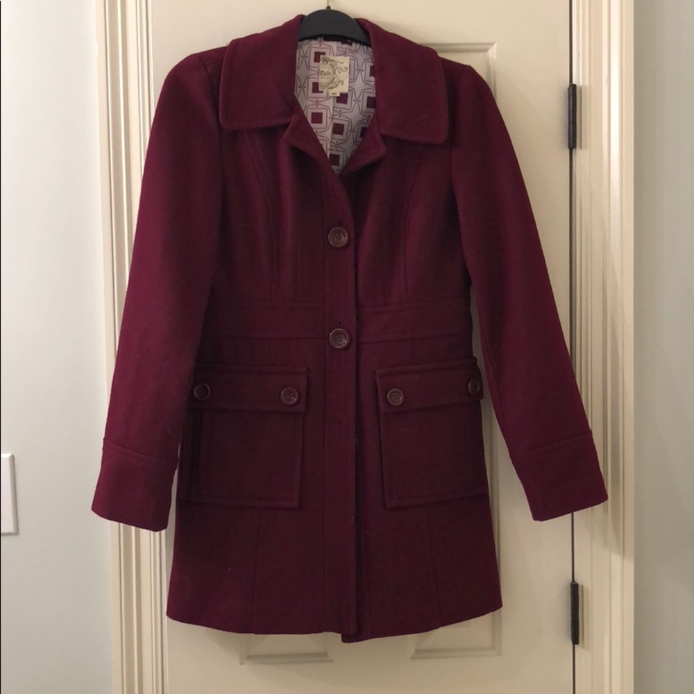 Maroon coat